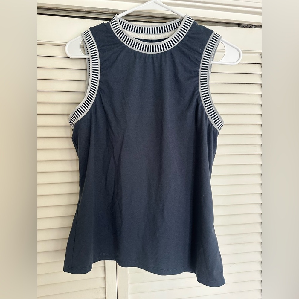 Varley Navy Tank with White Trim